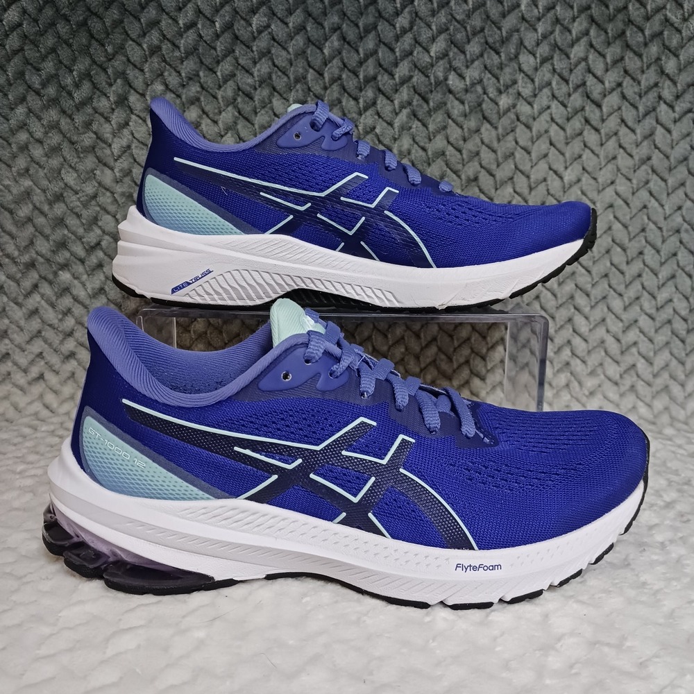 Asics GT 1000 12 Women's Walking Running Sneakers Shoes Eggplant Aquamarine Sz 7